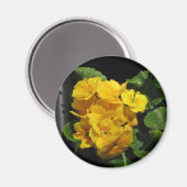 Aimant Pansies jaunes (Recto/Verso)