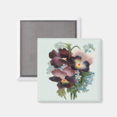 Aimant Pansy Bouquet (Recto/Verso)