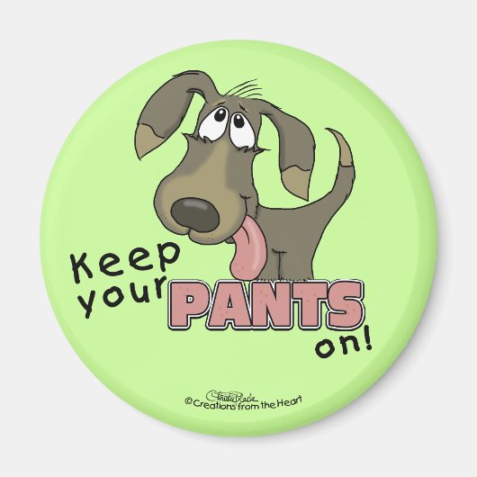 Aimant Pantalon de garde-chien (Devant)