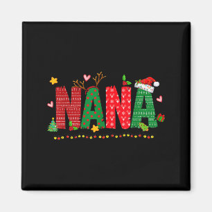 Aimant Pantalon de Noël de Nana Claus à lumières pour fam