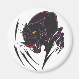 Aimant Panthère fâchée