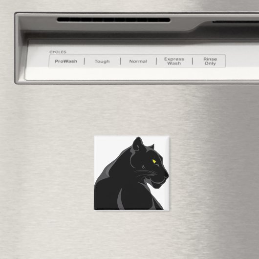 Aimant panthère noir (In Situ (Lave-vaisselle))