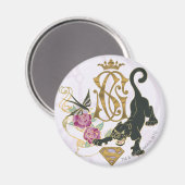 Aimant Panthère noire Supergirl (Recto/Verso)