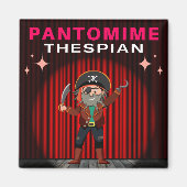 Aimant Pantomime Thespian - Capitaine Hook (Devant)