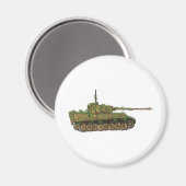 Aimant Panzer VI Tiger89 (Recto/Verso)