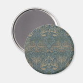 Aimant Paon et Dragon par William Morris (Recto/Verso)
