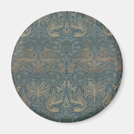 Aimant Paon et Dragon par William Morris (Devant)