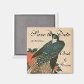 Aimant Paon et Pivoines par Hiroshige Mariage (Recto/Verso)