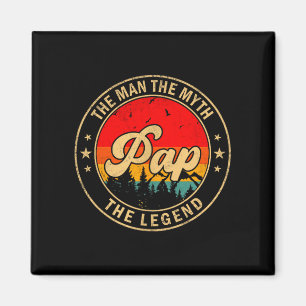 Aimant Pap l'homme le mythe la légende Vintage Rétro Pour
