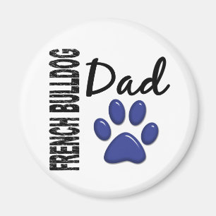 Aimant Papa 2 de bouledogue français