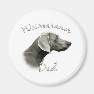Aimant Papa 2 de Weimaraner