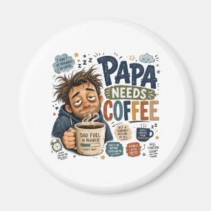 Aimant Papa a besoin de café