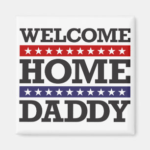 Aimant Papa à la maison bienvenu