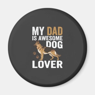 Aimant Papa amateur de chien est formidable