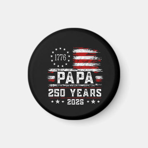 Aimant Papa américain drapeau 250 ans 4 juillet Gran