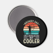 Aimant Papa au tir à l'arc (Recto/Verso)