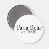 Aimant Papa Bear Est 2009 (Recto/Verso)
