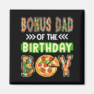 Aimant Papa bonus de l'anniversaire du garçon amateur de