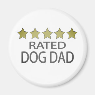 Aimant Papa chien cinq étoiles