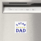 Aimant Papa cinq étoiles (In Situ (Lave-vaisselle))