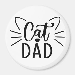 Aimant Papa de chat