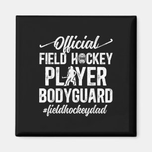 Aimant Papa de hockey sur gazon Drôle de papa d'un joueur