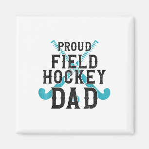 Aimant Papa de hockey sur gazon Fier Papa de hockey sur g