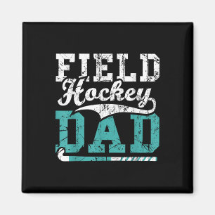 Aimant Papa de hockey sur gazon - Joueur de hockey sur ga