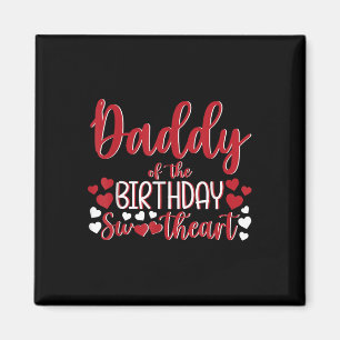Aimant Papa De L'Anniversaire Amour Anniversaire Fille Bd