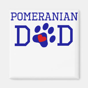 Aimant Papa de Pomeranian