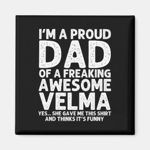 Aimant Papa De Velma Fête des pères Cadeau Drôle Personna