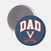 Aimant Papa des Cavaliers de Virginie (Recto/Verso)