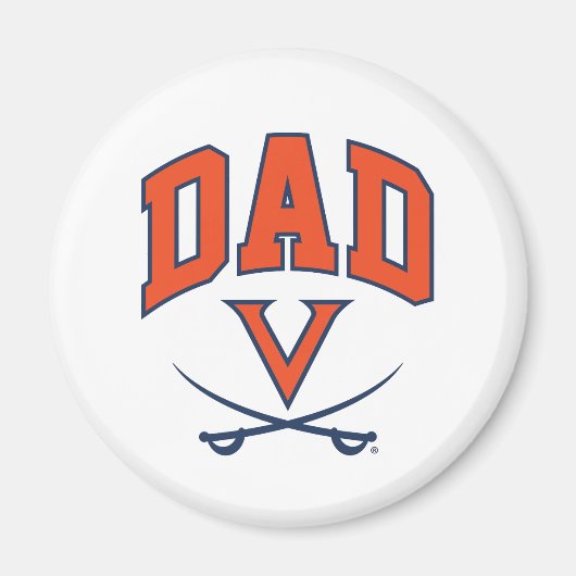 Aimant Papa des Cavaliers de Virginie (Devant)