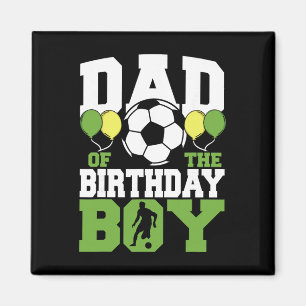 Aimant Papa du garçon d'anniversaire Famille assortie Bir