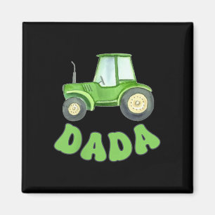 Aimant Papa du garçon d'anniversaire Tracteur Camions agr