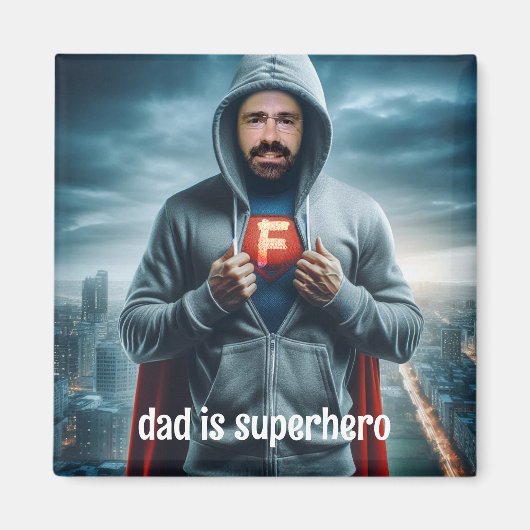 Aimant Papa est super-héros (Devant)