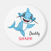 Aimant Papa Famille Requin Heureuse (Devant)
