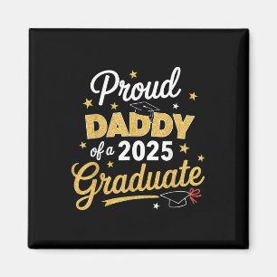 Aimant Papa fière d'un diplômé de 2025 Papa diplômé 2025