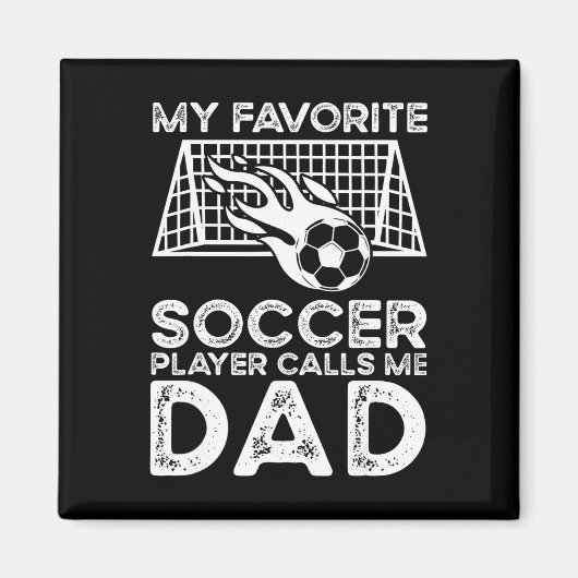 Aimant Papa footballeur _6 (Devant)