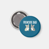 Aimant Papa Frenchie (Recto/Verso)