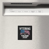 Aimant Papa Grand-Père Anciens Combattants Pour Trump 202 (In Situ (Lave-vaisselle))