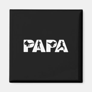 Aimant Papa Karaté Papa Drôle Cadeau Papa Karaté