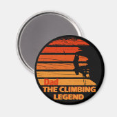 Aimant papa la légende de l'escalade (Recto/Verso)