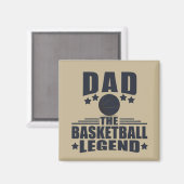 Aimant papa la légende du basket (Recto/Verso)