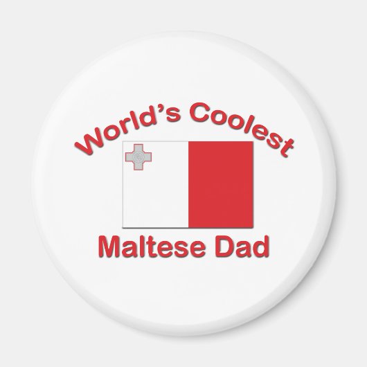 Aimant Papa maltais le plus frais (Devant)