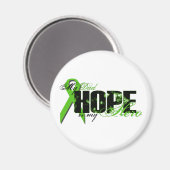 Aimant Papa Mon héros - Lymphoma Hope (Recto/Verso)