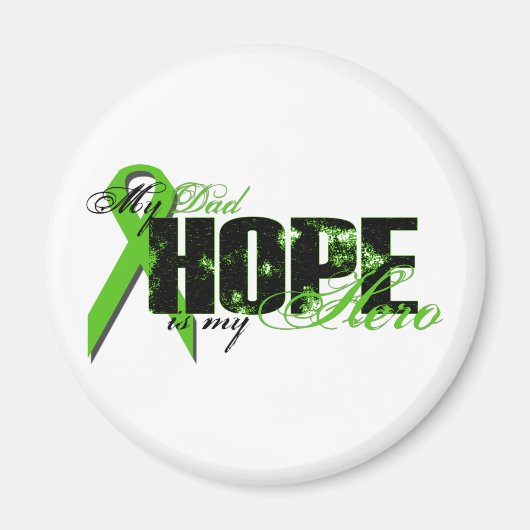 Aimant Papa Mon héros - Lymphoma Hope (Devant)