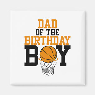 Aimant Papa Of The Birthday Boy Sketll Famille Anniversai