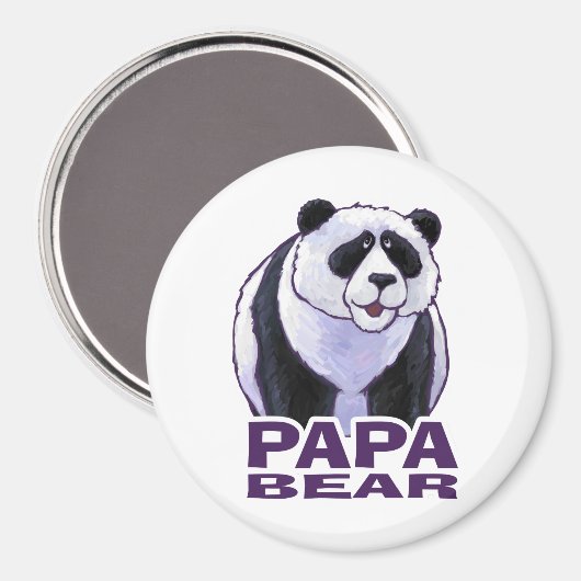 Aimant Papa Panda Bear (Recto/Verso)