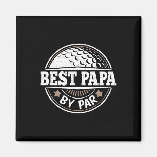 Aimant Papa Par Par Joueur De Golf Vintage Papa Papa Père
